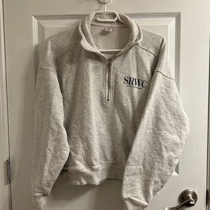 Sporty & Rich Cropped Sweater